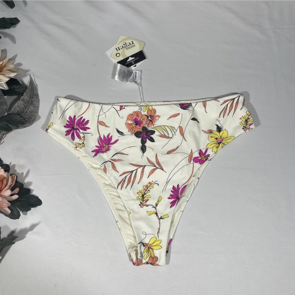 NWT O'Neill [ Large ] Rio Floral High Waist‎ Swim Bottoms - Picture 2 of 12